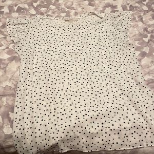 Spotted short sleeve shirt from Loft